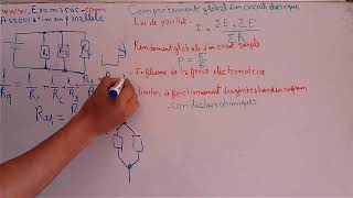 1ere bac  Comportement global d’un circuit électrique 1 bac partie 3 [upl. by Eedebez]