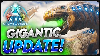 ARK Ascended  GIGANTIC Update New Creature amp DualWielding [upl. by Boak]