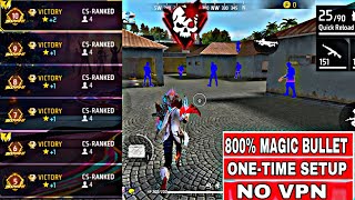 FREEFIRE 800 MAGIC BULLETHOLOGRAM  FREEFIRE NEW FULLY ANTIBLACKLIST ANTI BAN HACK VIDEO [upl. by Zerdna]