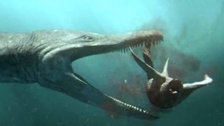 Predator X hunts in deep water  Planet Dinosaur  BBC [upl. by Crystie]