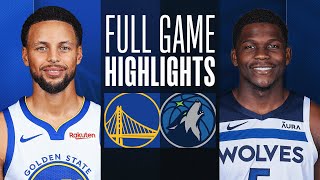 WARRIORS at TIMBERWOLVES  FULL GAME HIGHLIGHTS  March 24 2024 [upl. by Alle]