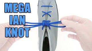 Mega Ian Shoelace Knot – Professor Shoelace [upl. by Larcher]