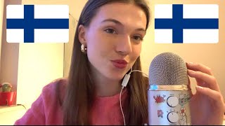 ASMR trying to speak Finnish🇫🇮 [upl. by Alano]