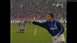 200001 13  07012001 MilanINTER 22 HSukurBobanDiBiagioBierhoff Servizio DSRai2 [upl. by Abbie]