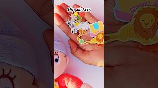 diy cute sticker makinghomemade stickersticker making easy diy craftshortscutesubscribeart [upl. by Annavoig879]