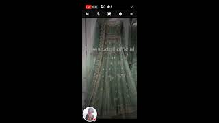 Pakistani bridal dresses for wedding with heavy embroidery workAreeshadoll official10\ Livestream [upl. by Ienttirb]