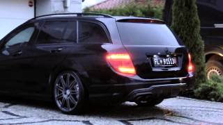 2008 C63 Estate  Secondary Cat Delete with Hpipe [upl. by Ardna130]