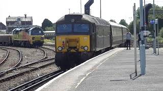 Trains At Eastleigh Featuring Northern Belle Railtour  Saturday 17th July 2021 [upl. by Gerson656]