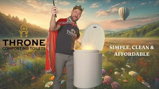 The THRONE composting toilet  simple clean and affordable offgrid toilet [upl. by Steddman]