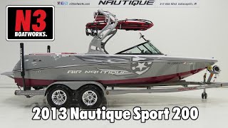 2013 Nautique Sport 200  Fury Red  Walk Through  N3 Boatworks [upl. by Namar150]