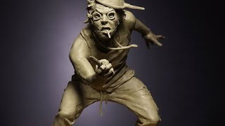 Sculpting maquette in clay FULL VIDEO [upl. by Skolnik]