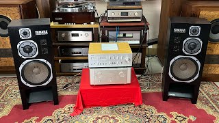 Олдовый Япона Звук Yamaha ns 1000 Monitor amp CA 2000 [upl. by Mahgem918]