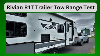 Is the Rivian R1T Towing Range Any Good [upl. by Ludwog]