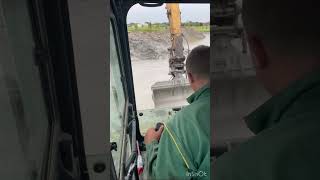 Bager sa dugom rukom  long reach excavator working [upl. by Georgeanna]