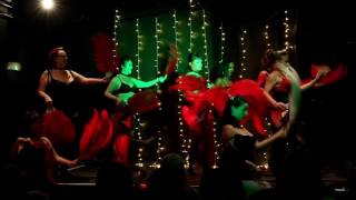 Cabaret Boheme Burlesque  Burlesque Class intermediate Feeling Good Fan Dance [upl. by Aitsirhc218]