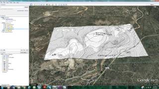 Visualizing Contour Topographic Maps In Google Earth [upl. by Jamill731]