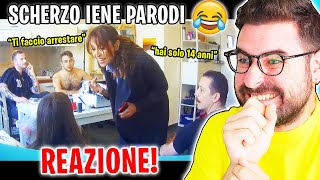 REAZIONE ALLO SCHERZO DELLE IENE A BENEDETTA PARODI [upl. by Asiaj723]