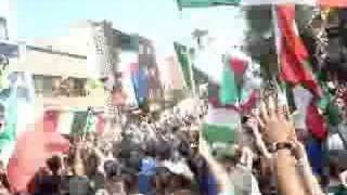 Italy win the World Cup LIVE in Little Italy Montreal [upl. by O'Meara]