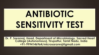 Antibiotic Sensitivity Test [upl. by Neelyt]