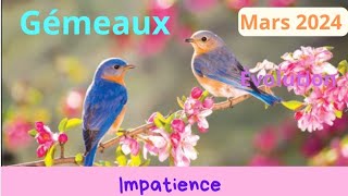 Gémeaux mars 2024  impatience [upl. by Zechariah]