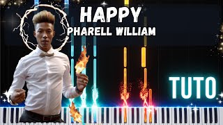 Happy Piano Tutorial  Pharrell Williams [upl. by Jillayne]