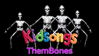 Them Bones from Halloween Party Songs for Kids [upl. by Jillane]