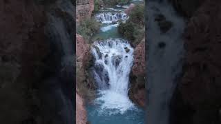 Hiking to Havasu Falls in LESS than a minute 🌊 [upl. by Hanid108]