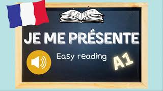 Je me présente  A1 Guided French Reading For Beginners [upl. by Patti]