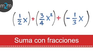 Suma de expresiones algebraicas │ fracciones [upl. by Gaven]