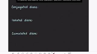 32 Types of dienes [upl. by Etnomed782]