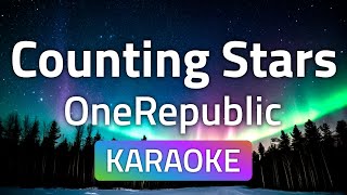 OneRepublic  Counting Stars Karaoke version [upl. by Pacian163]