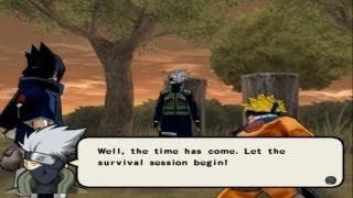 PCSX2 Naruto Ultimate Ninja 3 Walkthrough Chapter 1 Survival Exercise Genin Training Arc [upl. by Marek659]