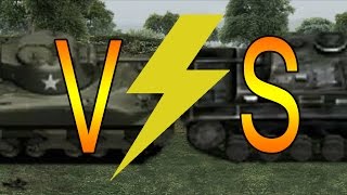 Warfare 1944  Sherman Tank Vs Panzer III  Custom Battle [upl. by Goodspeed]