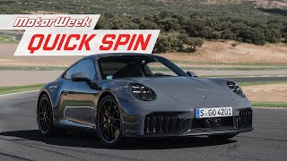 2025 Porsche 911 Carrera GTS Hybrid  MotorWeek Quick Spin [upl. by Shipley]