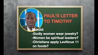 Pauls letter to Timothy Chapter 220 [upl. by Crary]