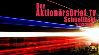 21032016  Schnelltest Der Aktionärsbrief [upl. by Alarice]