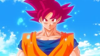 Goku se transforma en SSJ DIOS por primera vez  LA BATALLA DE LOS DIOSES PELICULA  AUDIO LATINO [upl. by Fesoy]