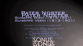 Giuseppe Verdi  Pater Noster [upl. by Lindsay]