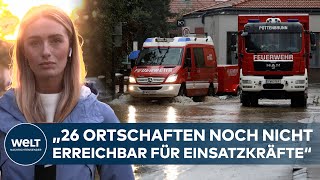 HOCHWASSER IN ÖSTERREICH „Unkontrollierte Wucht“ der Wassermassen hinterlässt Geisterstädte [upl. by Aretta]