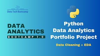 Data Analytics Bootcamp 10 Day Nine  Data Analytics Portfolio Project in Python  EDA [upl. by Assenav177]