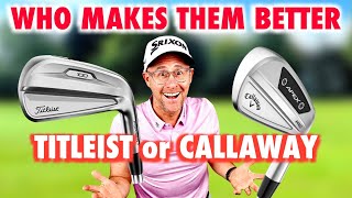 Who Makes The Best Players Iron  Titleist or Callaway [upl. by Adnolat]