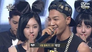 TAEYANG  INTRO  눈코입EYESNOSELIPS 0612 M COUNTDOWN NO1 OF THE WEEK [upl. by Cogan1]