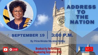 Address to the Nation by Prime Minister Mia Amor Mottley [upl. by Pelagi]