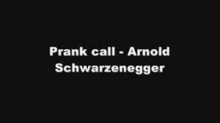 Prank Phone Call  Arnold Schwarzenegger [upl. by Ramirolg]