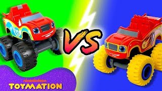 Volcano Blaze vs Rescue Blaze 12  Blaze and the Monster Machines Toys  Toymation [upl. by Veronike416]