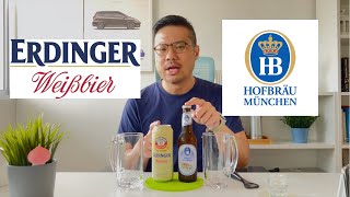 Erdinger vs Hofbrau  Honest Review [upl. by Ssitnerp993]