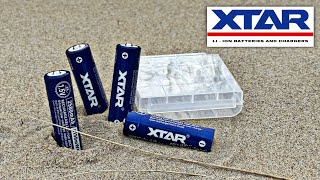 XTAR AA Liion Batteries And XTAR L8 Mixed Use Charger Review [upl. by Greenebaum164]