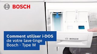 Comment utiliser iDOS de votre lavelinge Bosch  Type M  Bosch Home Belgique [upl. by Anahsat]