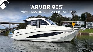 2022 Arvor 905 Weekender quotCurrent Modelquot  For Sale with The Yacht Sales Co [upl. by David]