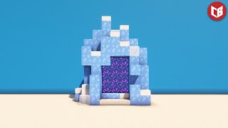 How To Build an Ice Nether Portal in Minecraft short [upl. by Allx864]